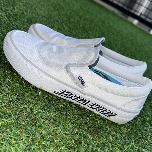 Vans slip ons Santa Cruz edition Men’s 5, women’s 6.5 - Picture 3 of 7